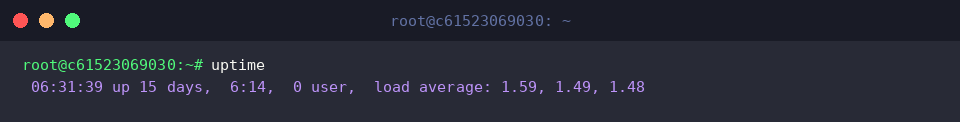 uptime