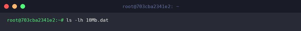 Checking incomplete file size on disk