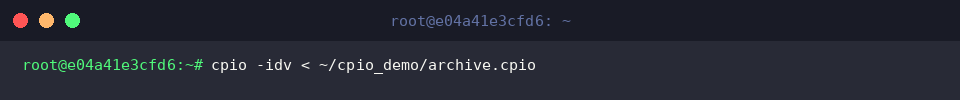 Unpacking archive assets into the target directory