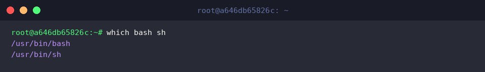which bash sh