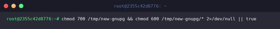 Locking down permissions with chmod 700 and 600