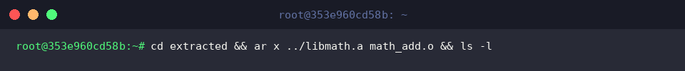 Extracting specific object file
