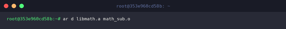 Deleting a member from the archive
