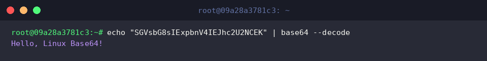 Restoring encoded text using the &ndash;decode flag