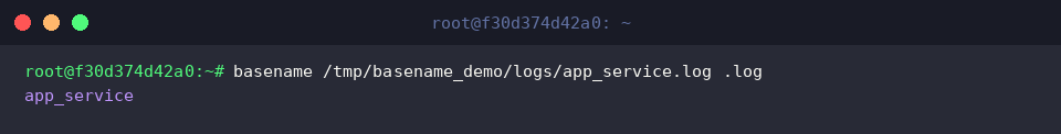 Stripping the file extension via secondary positional argument