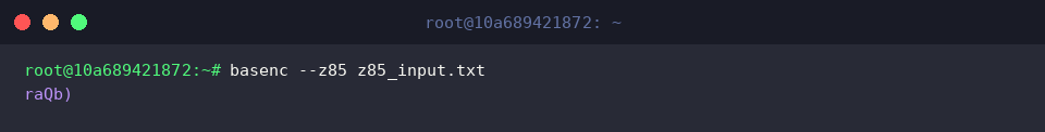 basenc –z85 z85_input.txt