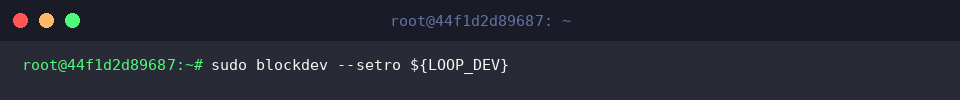 Setting hardware read-only flag