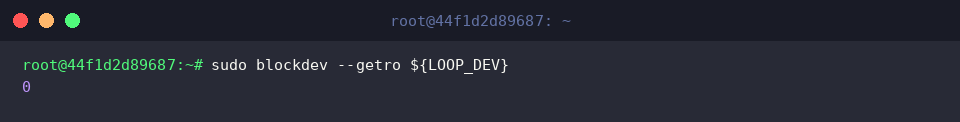 Confirming writable access status