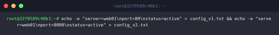 Generate mock configuration files with varying port directives