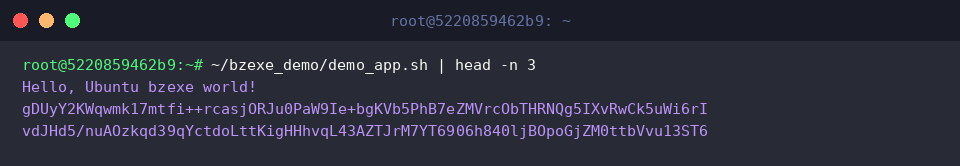 Testing script execution before compression