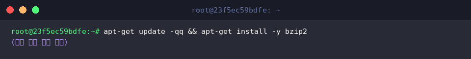 Install bzip2 utilities on Ubuntu