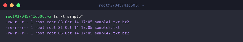 Comparing file retention differences with ls