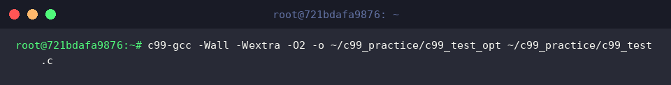 Compile with optimization and warning flags