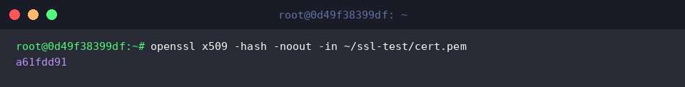Extracting and comparing certificate hash