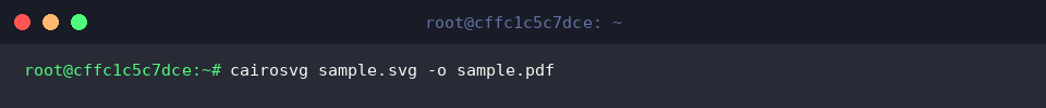 Export SVG vector graphics to PDF