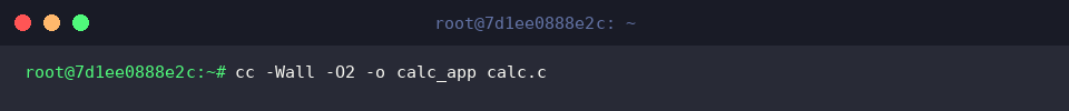 Compiling with optimization and warning flags