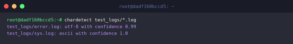 Perform batch character set detection with wildcards