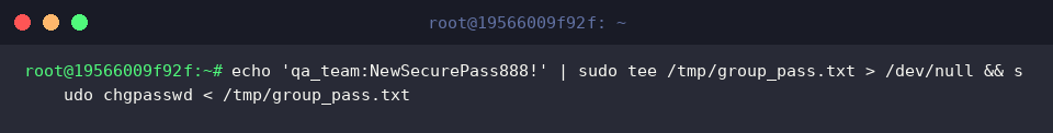 Ingesting external credential definitions through shell redirection