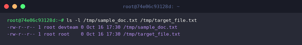 Comparing source and destination file attributes