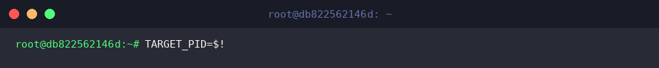 Capturing the background task PID into a shell parameter