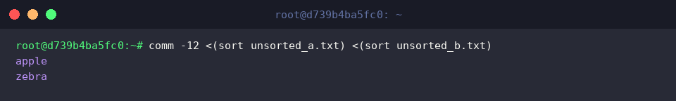 Extract intersection directly from unsorted data