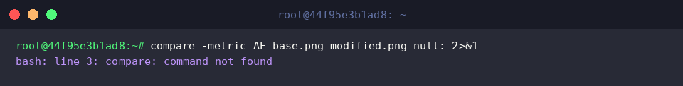 Evaluating absolute pixel error count via AE metric