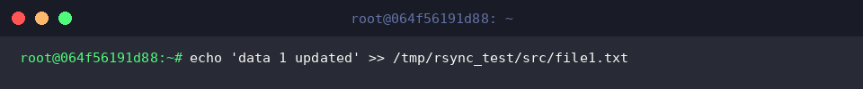 Appending updated content to file1.txt