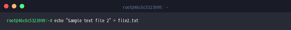 Generating secondary sample text file