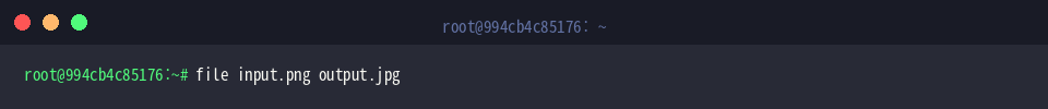 Inspect file format signatures using file command