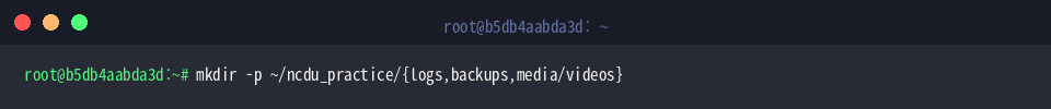 Creating mock directory hierarchy