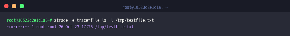 Tracing path and file class events