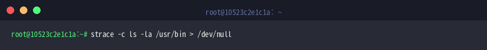 Profiling ls on large directories