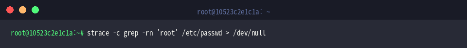 Benchmarking grep syscall efficiency