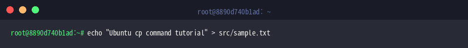 Generate sample source file
