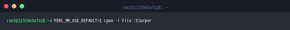 Install module into isolated user space