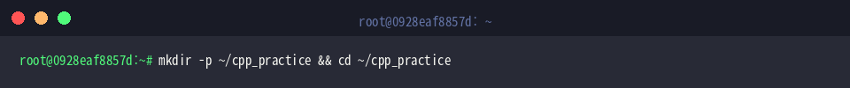 Creating and entering practice workspace