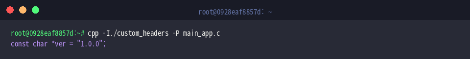 Executing cpp with custom include path and line suppression