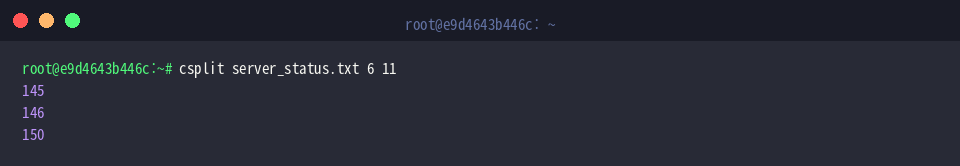 Split text file using line boundaries