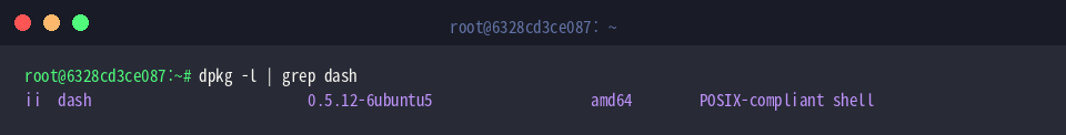 Verifying dash package installation status