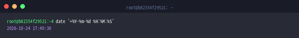 ISO-style date and time formatting