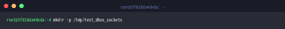 Creating isolated directory for socket testing